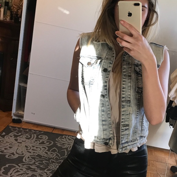 DENIM VEST - Picture 8 of 8